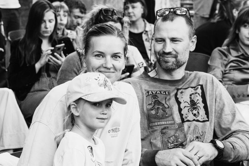 Šeima festivalyje Klaipėdos Skrynai