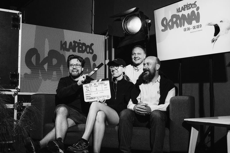 Sveičiai festivalyje Klaipėdos Skrynai